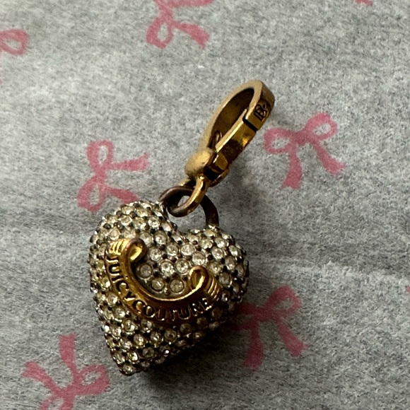 Juicy Couture Jewelry - Juicy Couture Gold and Silver Heart Pendant